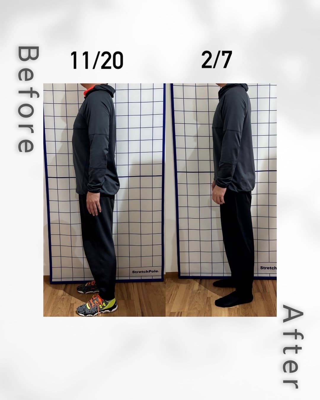 夫40代0さんのビフォーアフター(横向き)